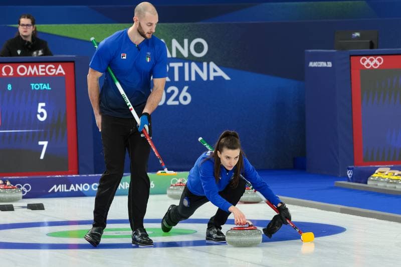 Curling. Olympic Winter Games Milano-Cortina 2026. Italy - United States. 09.02.2026