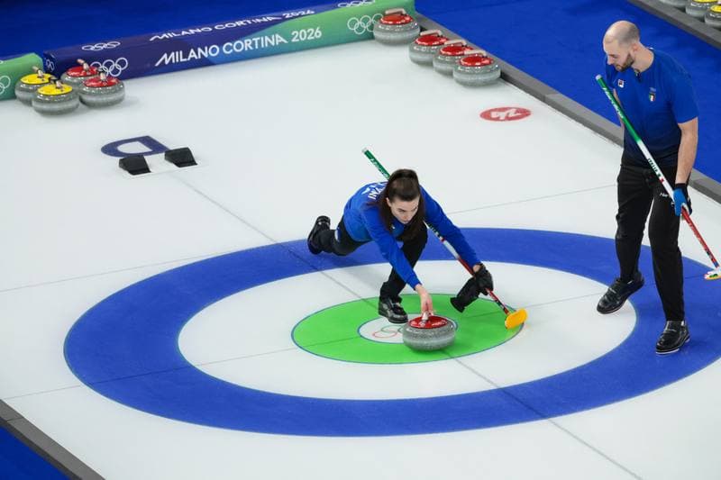 Curling. Olympic Winter Games Milano-Cortina 2026. Italy - United States. 09.02.2026