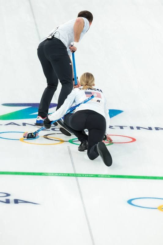 Curling. Olympic Winter Games Milano-Cortina 2026. Italy - United States. 09.02.2026
