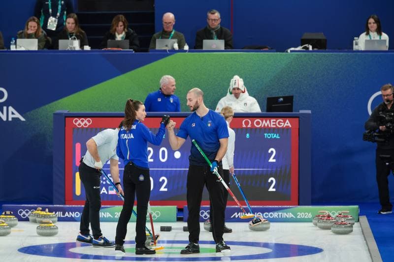Curling. Olympic Winter Games Milano-Cortina 2026. Italy - United States. 09.02.2026