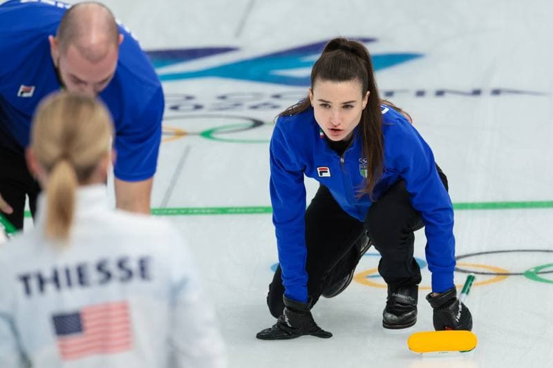 Curling. Olympic Winter Games Milano-Cortina 2026. Italy - United States. 09.02.2026