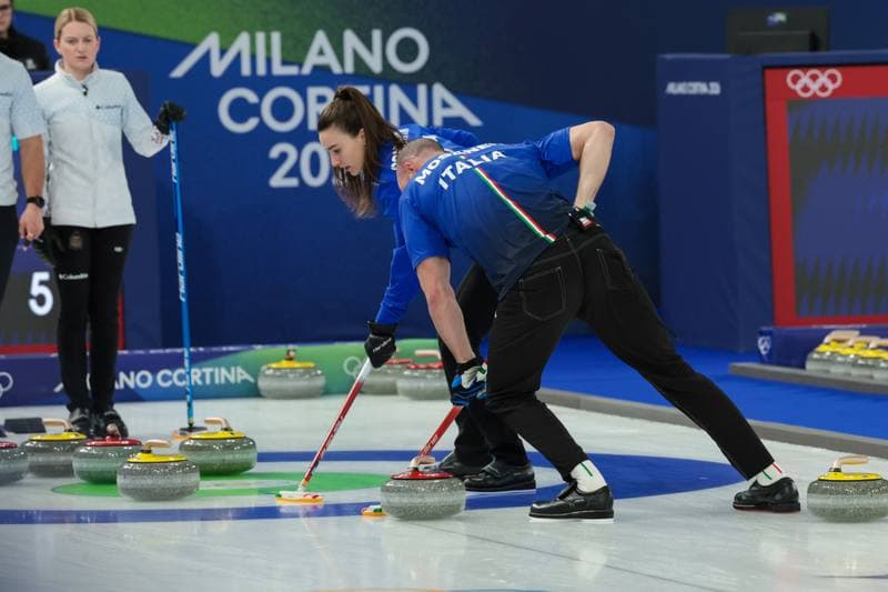 Curling. Olympic Winter Games Milano-Cortina 2026. Italy - United States. 09.02.2026