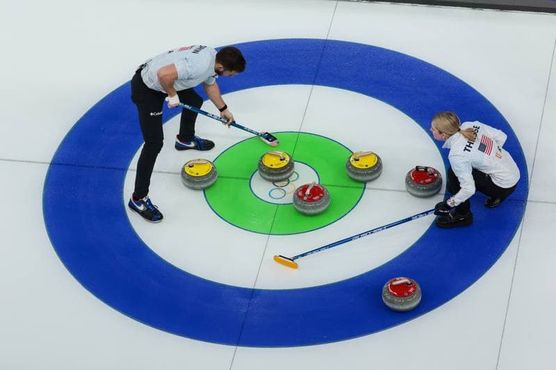Curling. Olympic Winter Games Milano-Cortina 2026. Italy - United States. 09.02.2026