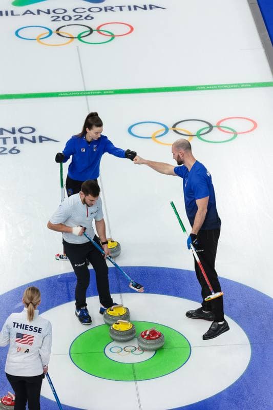 Curling. Olympic Winter Games Milano-Cortina 2026. Italy - United States. 09.02.2026