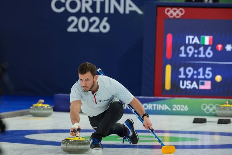 Curling. Olympic Winter Games Milano-Cortina 2026. Italy - United States. 09.02.2026