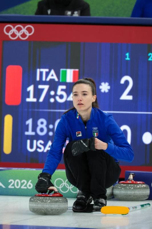 Curling. Olympic Winter Games Milano-Cortina 2026. Italy - United States. 09.02.2026
