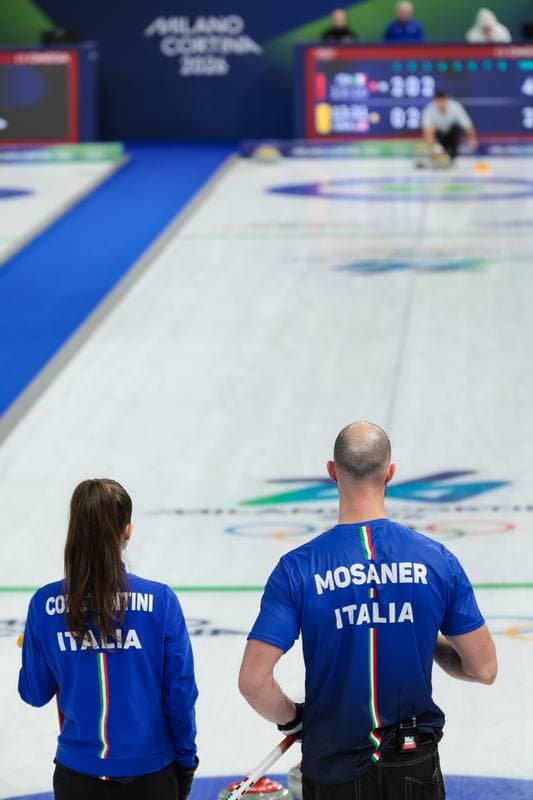 Curling. Olympic Winter Games Milano-Cortina 2026. Italy - United States. 09.02.2026