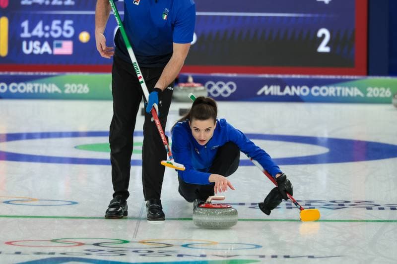 Curling. Olympic Winter Games Milano-Cortina 2026. Italy - United States. 09.02.2026