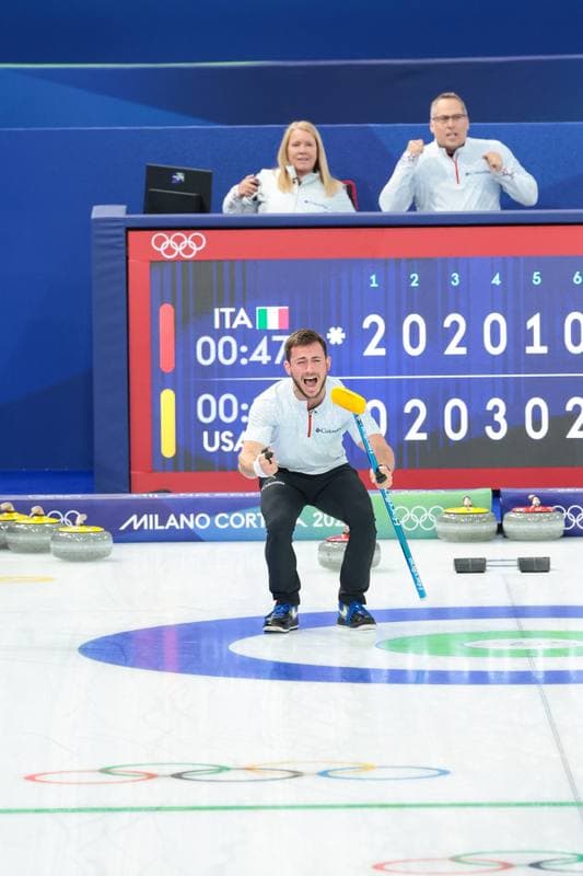 Curling. Olympic Winter Games Milano-Cortina 2026. Italy - United States. 09.02.2026