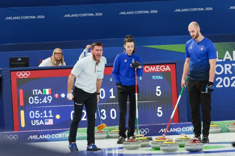 Curling. Olympic Winter Games Milano-Cortina 2026. Italy - United States. 09.02.2026