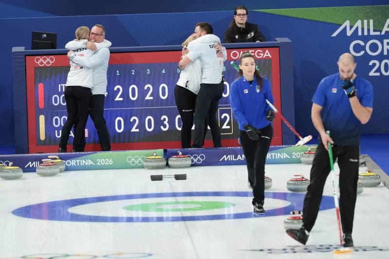Curling. Olympic Winter Games Milano-Cortina 2026. Italy - United States. 09.02.2026