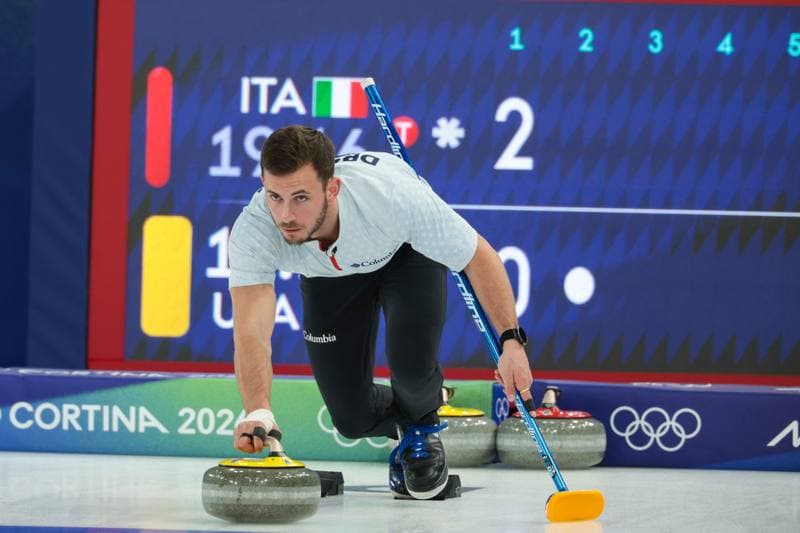 Curling. Olympic Winter Games Milano-Cortina 2026. Italy - United States. 09.02.2026