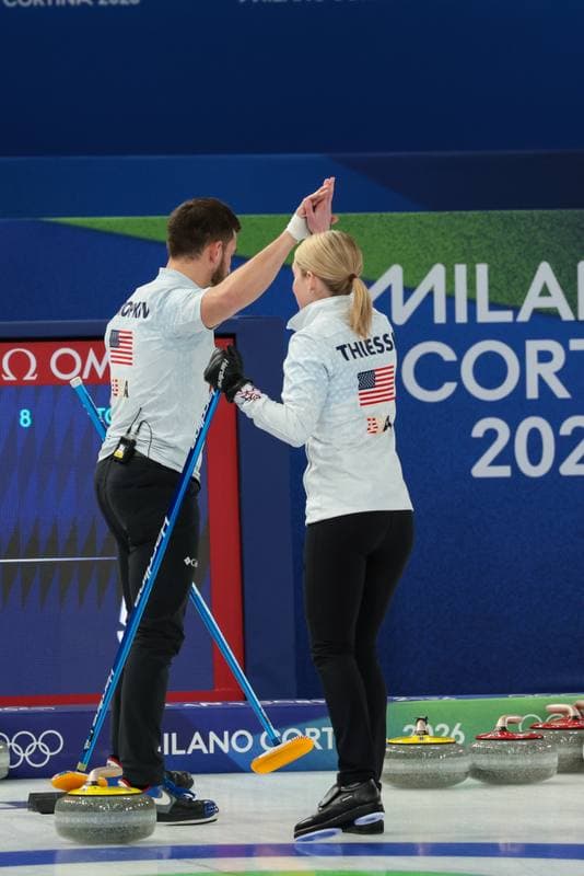 Curling. Olympic Winter Games Milano-Cortina 2026. Italy - United States. 09.02.2026