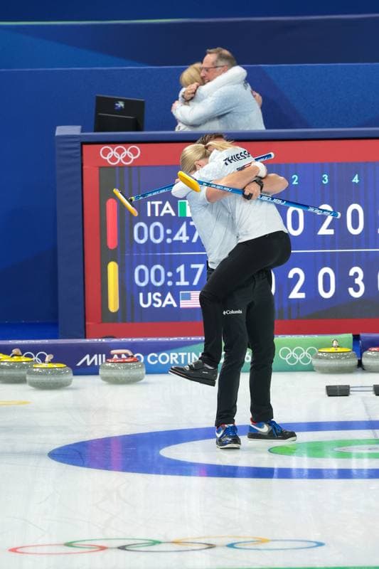 Curling. Olympic Winter Games Milano-Cortina 2026. Italy - United States. 09.02.2026