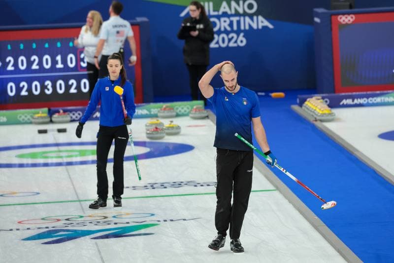 Curling. Olympic Winter Games Milano-Cortina 2026. Italy - United States. 09.02.2026