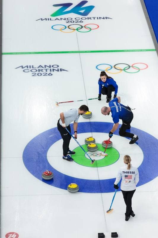 Curling. Olympic Winter Games Milano-Cortina 2026. Italy - United States. 09.02.2026