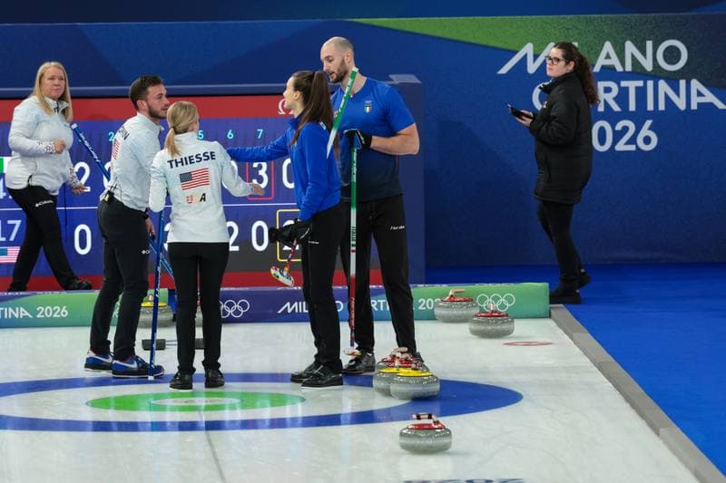 Curling. Olympic Winter Games Milano-Cortina 2026. Italy - United States. 09.02.2026