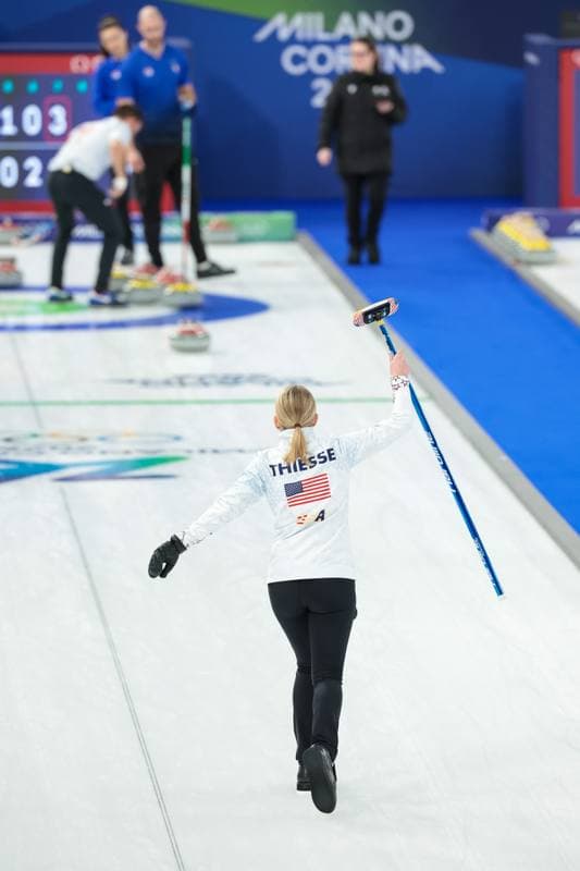 Curling. Olympic Winter Games Milano-Cortina 2026. Italy - United States. 09.02.2026