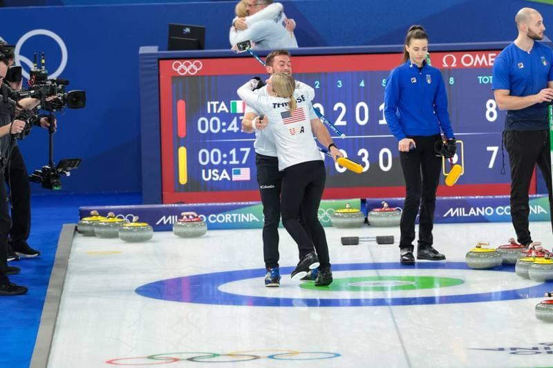 Curling. Olympic Winter Games Milano-Cortina 2026. Italy - United States. 09.02.2026