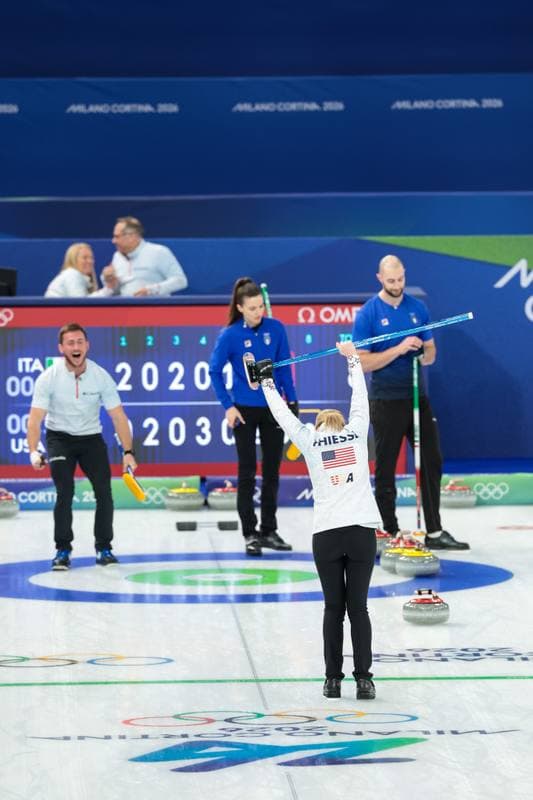 Curling. Olympic Winter Games Milano-Cortina 2026. Italy - United States. 09.02.2026