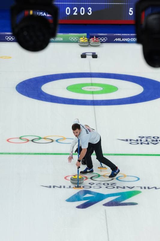 Curling. Olympic Winter Games Milano-Cortina 2026. Italy - United States. 09.02.2026