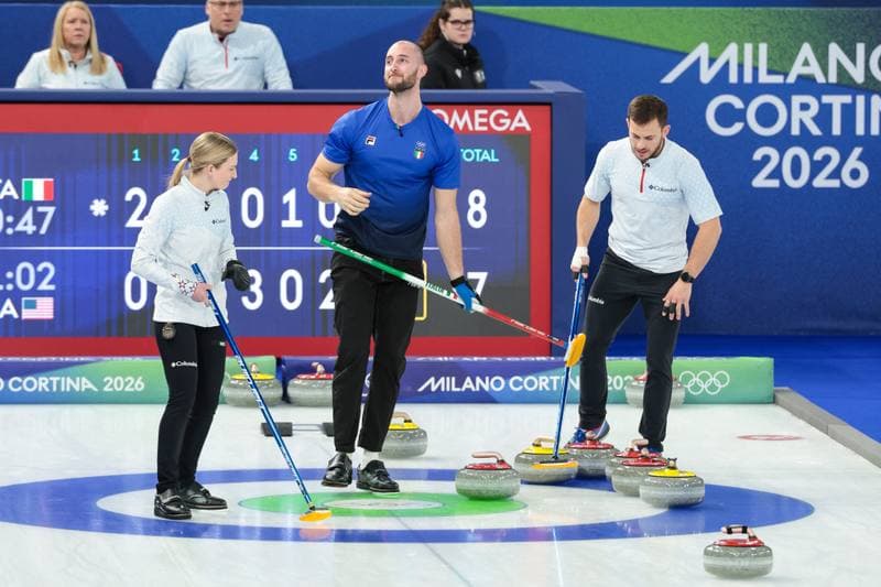 Curling. Olympic Winter Games Milano-Cortina 2026. Italy - United States. 09.02.2026