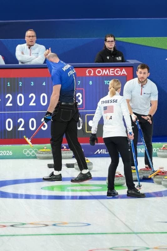 Curling. Olympic Winter Games Milano-Cortina 2026. Italy - United States. 09.02.2026