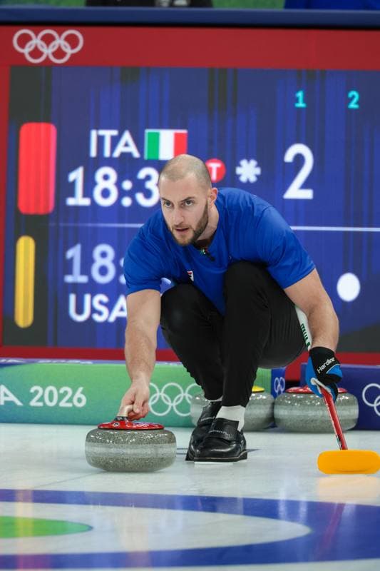Curling. Olympic Winter Games Milano-Cortina 2026. Italy - United States. 09.02.2026