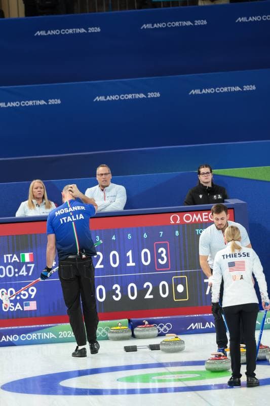 Curling. Olympic Winter Games Milano-Cortina 2026. Italy - United States. 09.02.2026