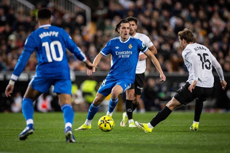 Football. La Liga. Valencia - Real Madrid. 08.02.2026