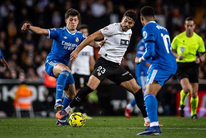 Football. La Liga. Valencia - Real Madrid. 08.02.2026