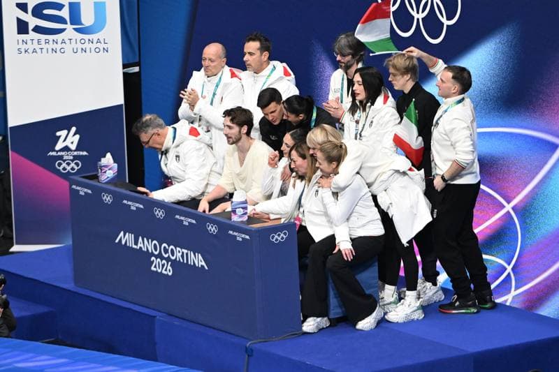 Figure Skating. Milano Cortina 2026 Winter Olympics. Matteo Rizzo. 08.02.2026