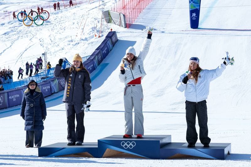 Alpine Skiing. Olympic Winter Games Milano-Cortina 2026. Women's Downhill. 08.02.2026