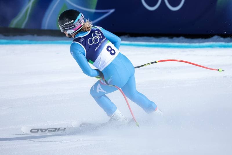 Alpine Skiing. Olympic Winter Games Milano-Cortina 2026. Women's Downhill. 08.02.2026