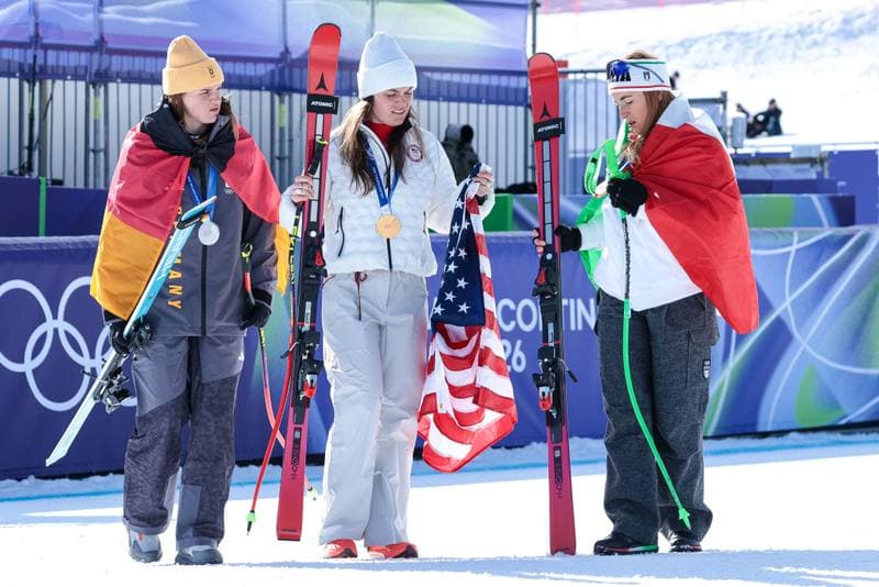 Alpine Skiing. Olympic Winter Games Milano-Cortina 2026. Women's Downhill. 08.02.2026