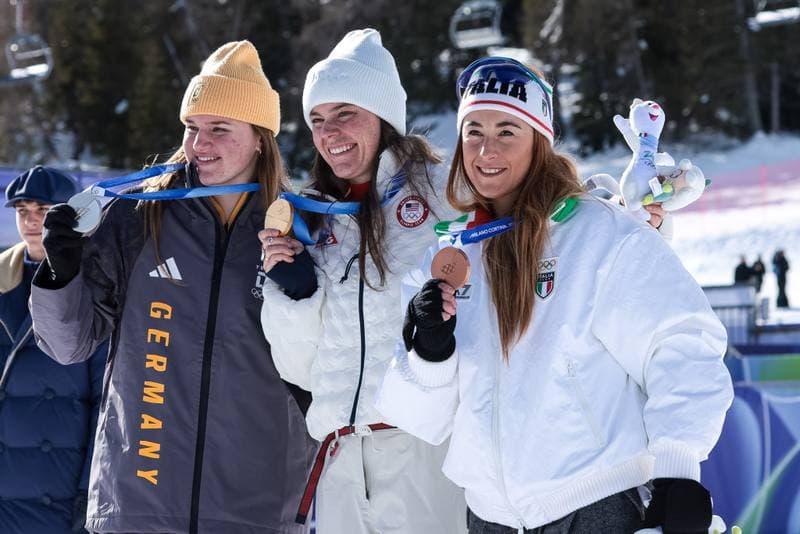 Alpine Skiing. Olympic Winter Games Milano-Cortina 2026. Women's Downhill. 08.02.2026