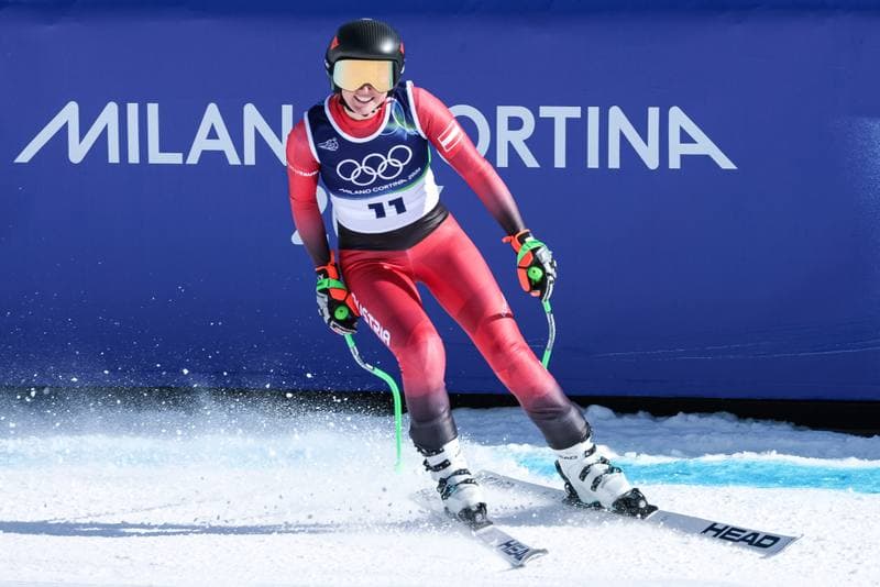 Alpine Skiing. Olympic Winter Games Milano-Cortina 2026. Women's Downhill. 08.02.2026