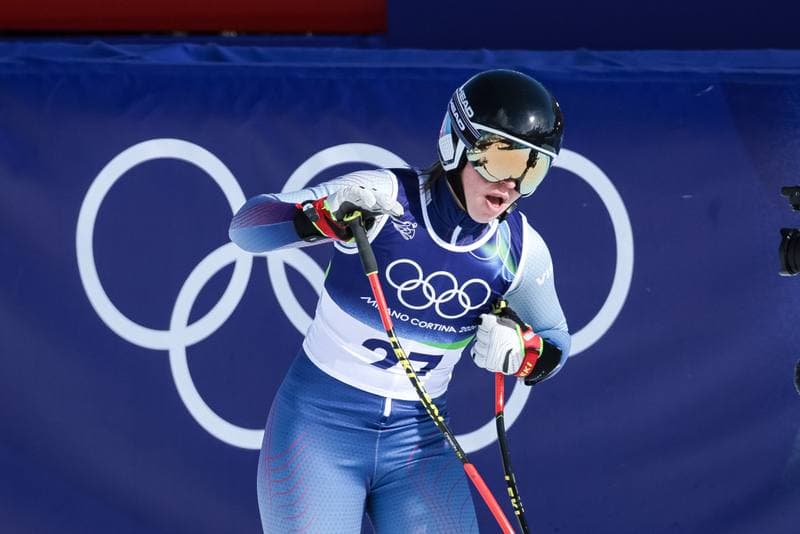 Alpine Skiing. Olympic Winter Games Milano-Cortina 2026. Women's Downhill. 08.02.2026