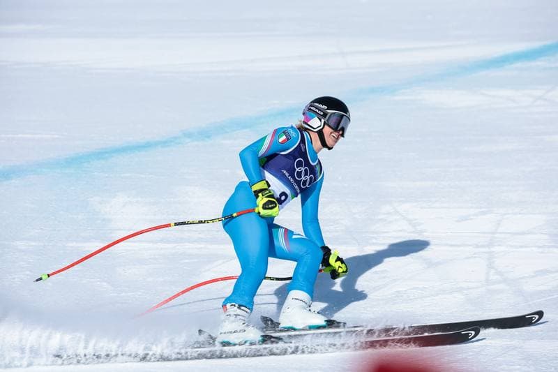 Alpine Skiing. Olympic Winter Games Milano-Cortina 2026. Women's Downhill. 08.02.2026