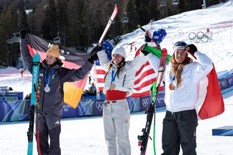 Alpine Skiing. Olympic Winter Games Milano-Cortina 2026. Women's Downhill. 08.02.2026