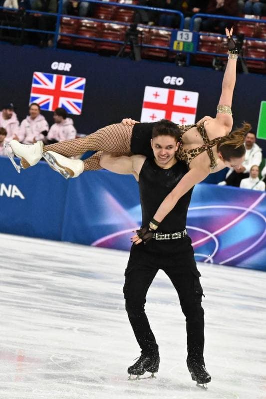 Figure Skating. Olympic Winter Games Milano-Cortina 2026. Dovhal Sofia - Lulesza Wiktor. 06.02.2026