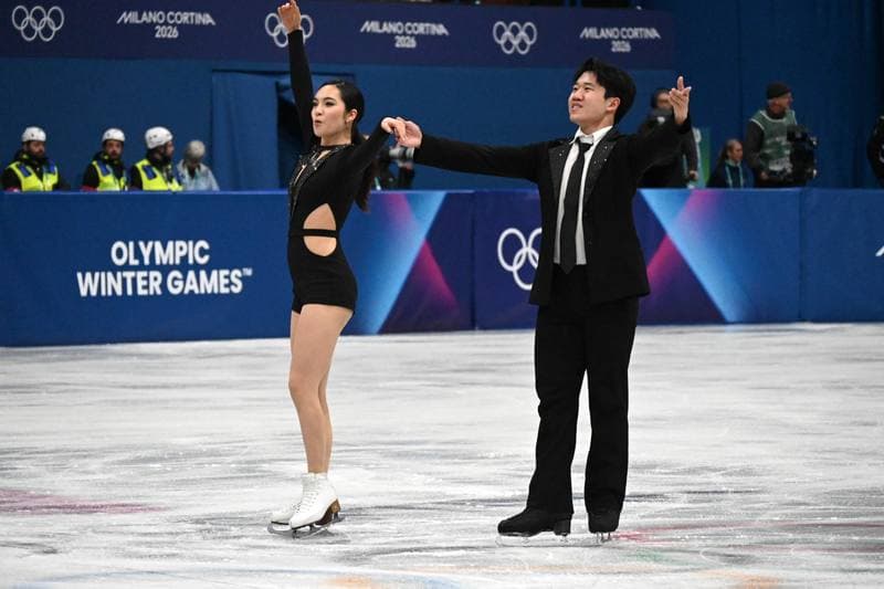 Figure Skating. Olympic Winter Games Milano-Cortina 2026. Dovhal Sofia - Lulesza Wiktor. 06.02.2026