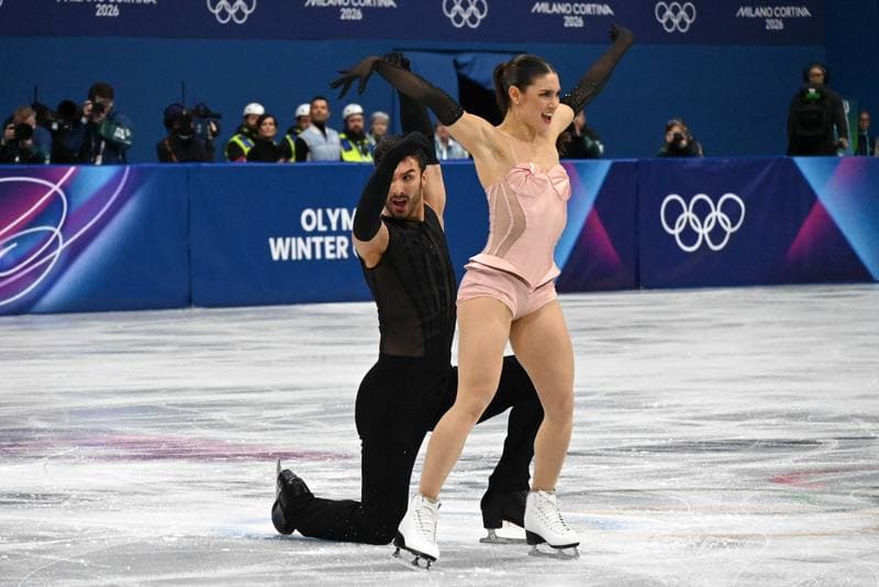 Figure Skating. Olympic Winter Games Milano-Cortina 2026. Dovhal Sofia - Lulesza Wiktor. 06.02.2026