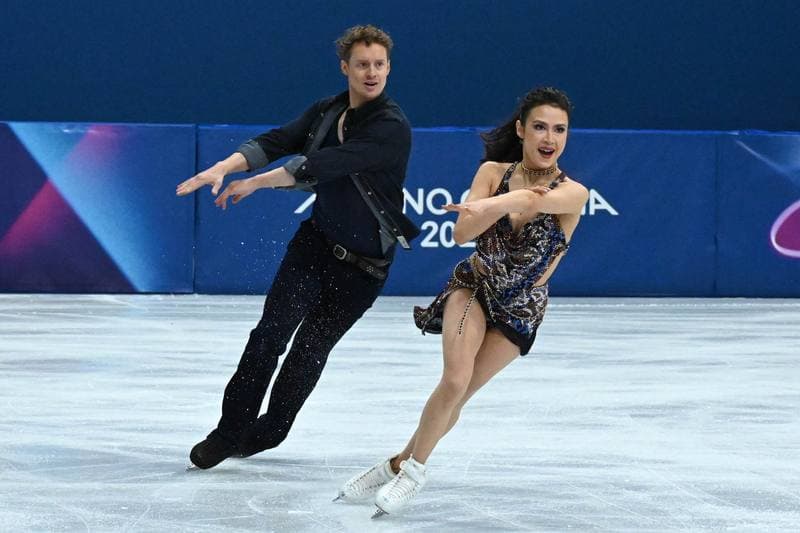 Figure Skating. Olympic Winter Games Milano-Cortina 2026. Dovhal Sofia - Lulesza Wiktor. 06.02.2026