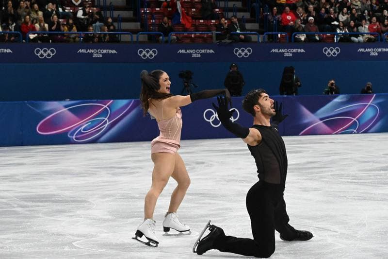 Figure Skating. Olympic Winter Games Milano-Cortina 2026. Dovhal Sofia - Lulesza Wiktor. 06.02.2026