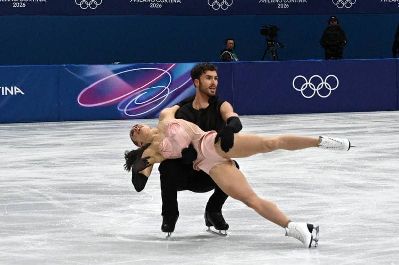 Figure Skating. Olympic Winter Games Milano-Cortina 2026. Dovhal Sofia - Lulesza Wiktor. 06.02.2026