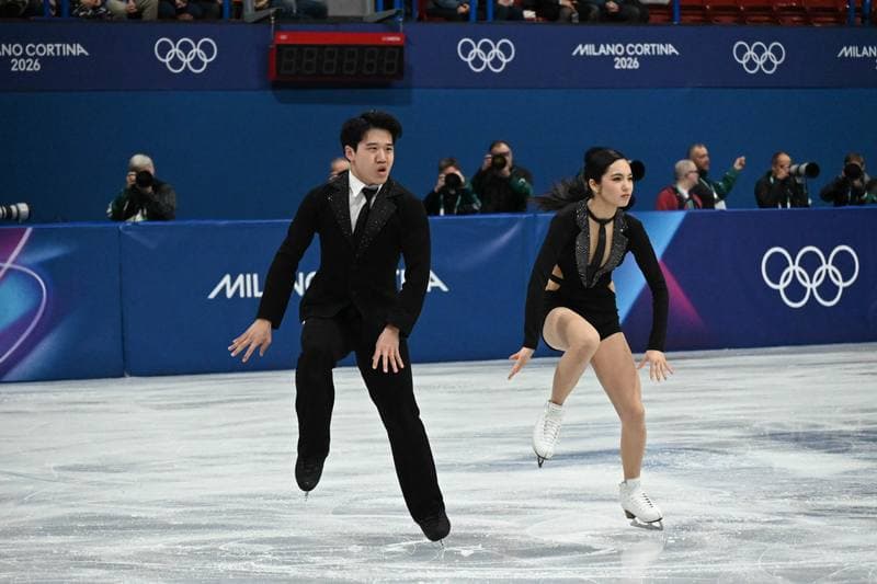 Figure Skating. Olympic Winter Games Milano-Cortina 2026. Dovhal Sofia - Lulesza Wiktor. 06.02.2026