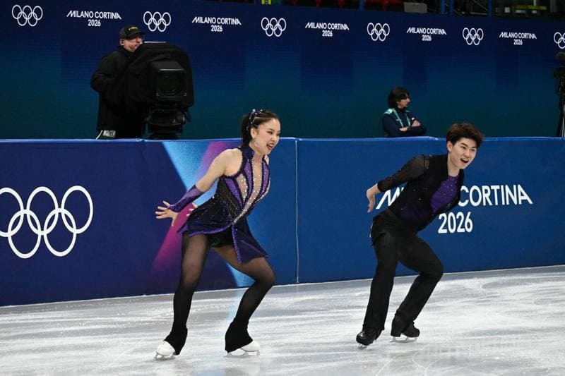 Figure Skating. Olympic Winter Games Milano-Cortina 2026. Dovhal Sofia - Lulesza Wiktor. 06.02.2026