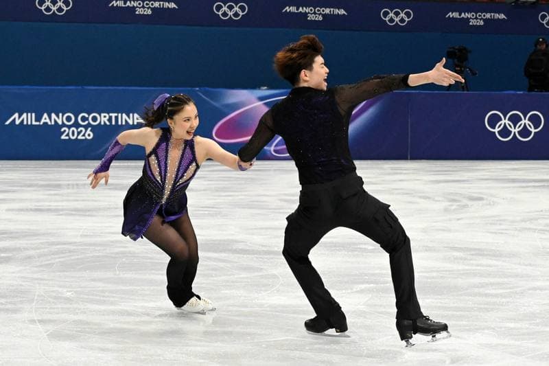Figure Skating. Olympic Winter Games Milano-Cortina 2026. Dovhal Sofia - Lulesza Wiktor. 06.02.2026