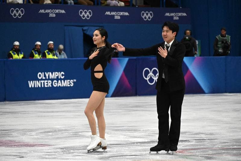 Figure Skating. Olympic Winter Games Milano-Cortina 2026. Dovhal Sofia - Lulesza Wiktor. 06.02.2026